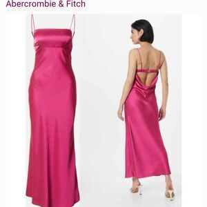 Abercrombie & Fitch Fuchsia Backless Dress